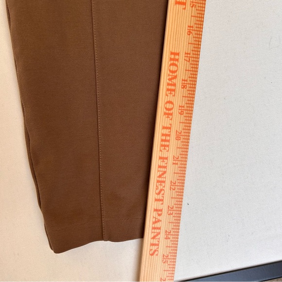 Lot Of 2 J Jill Ponte Pants Women’s XL  Tan Herringbone Slim Leg Pull On Stretch - Picture 8 of 16
